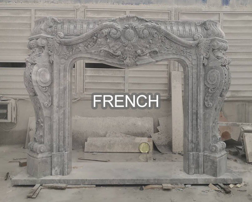 French fireplace