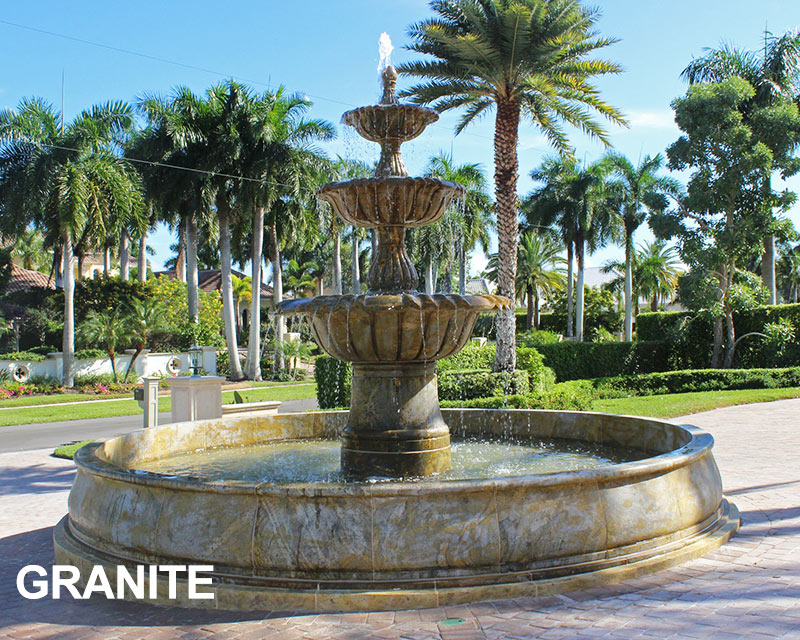 Granite fountain