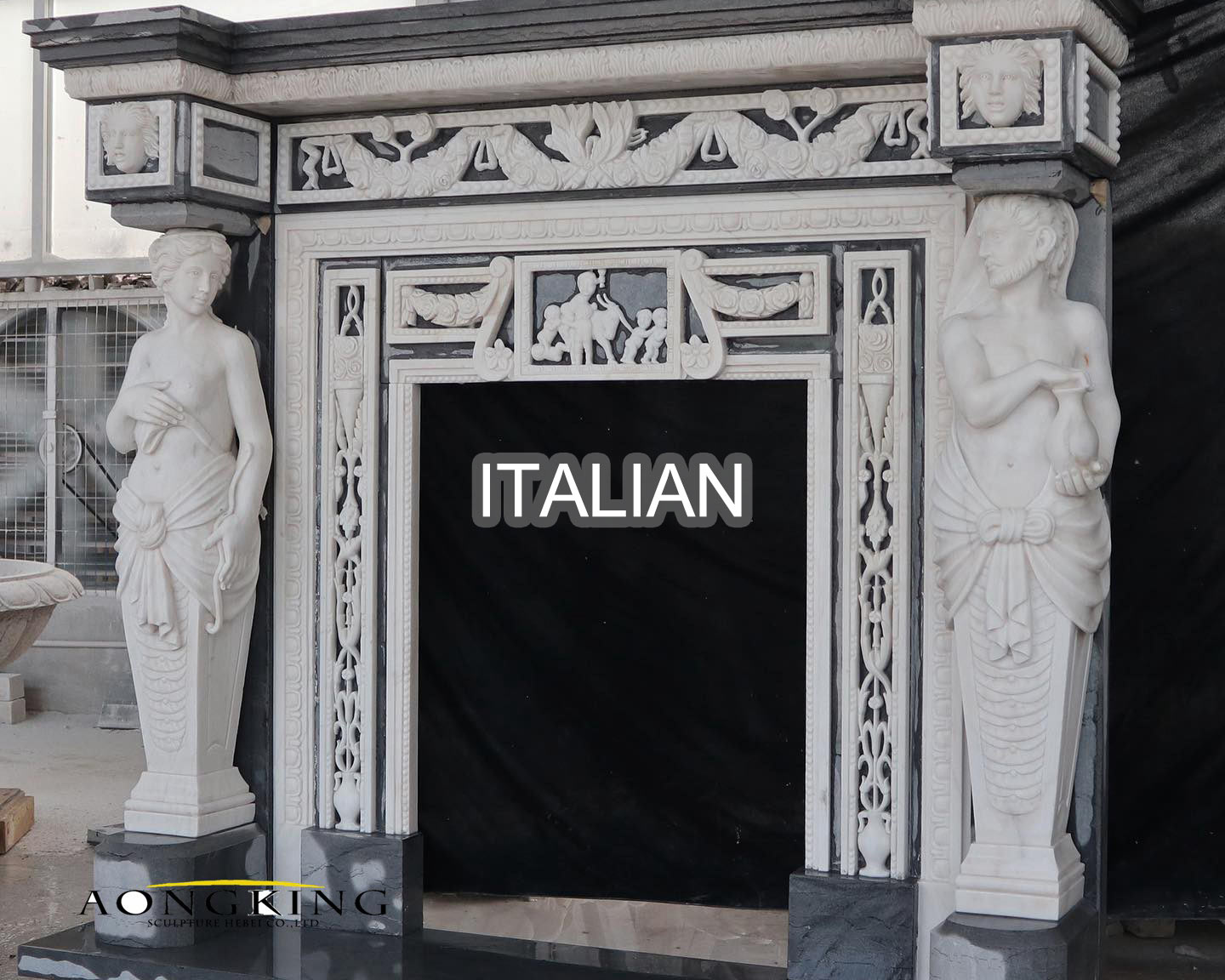 Italian fireplace