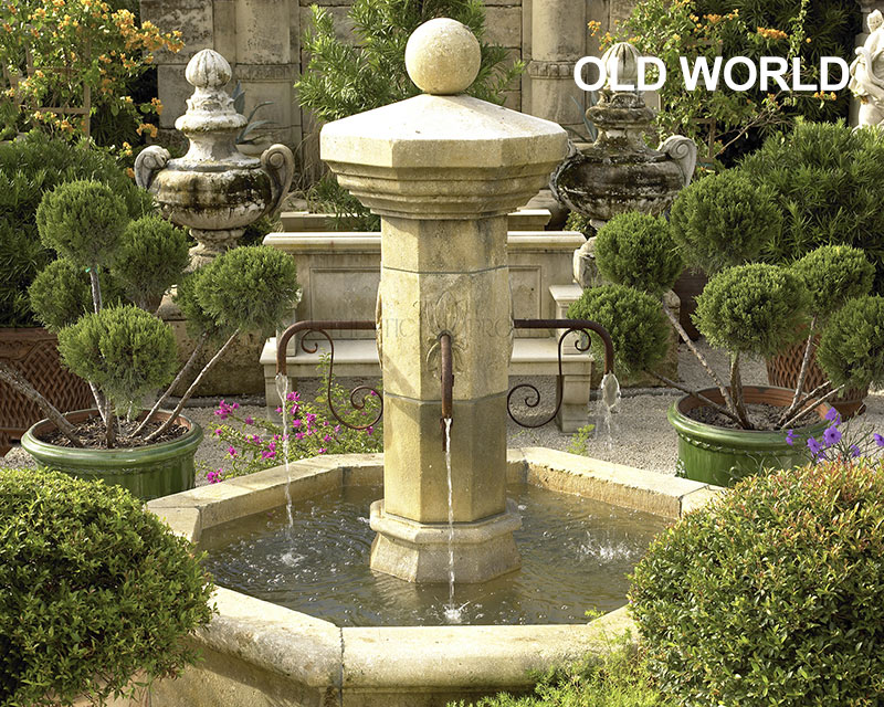 Old World fountain