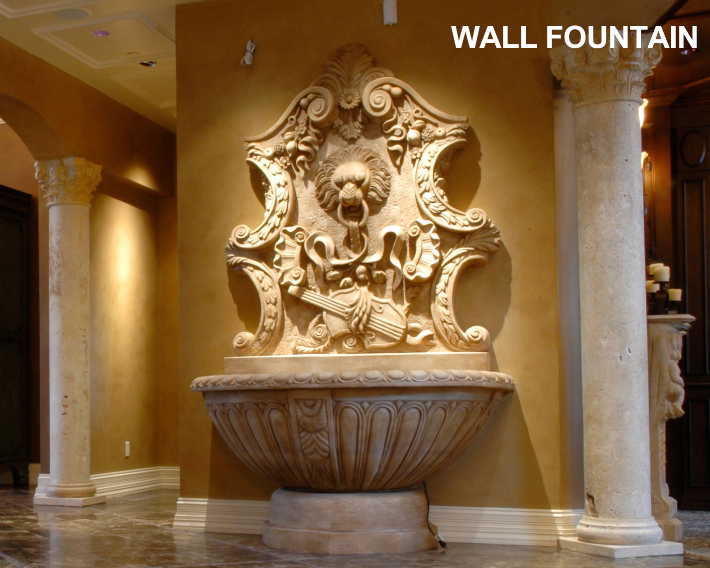 Wall fountain
