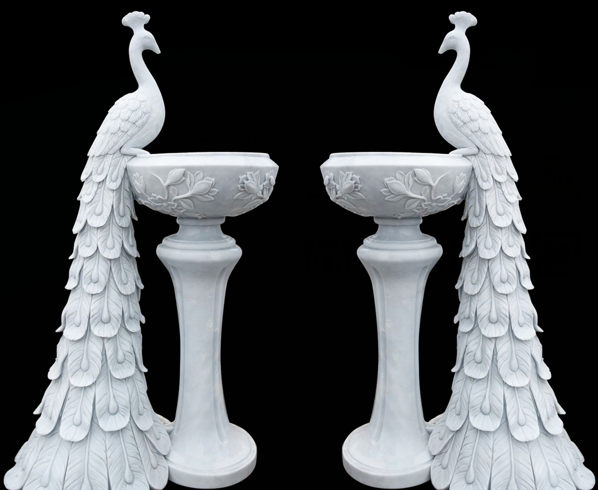 marble art planters
