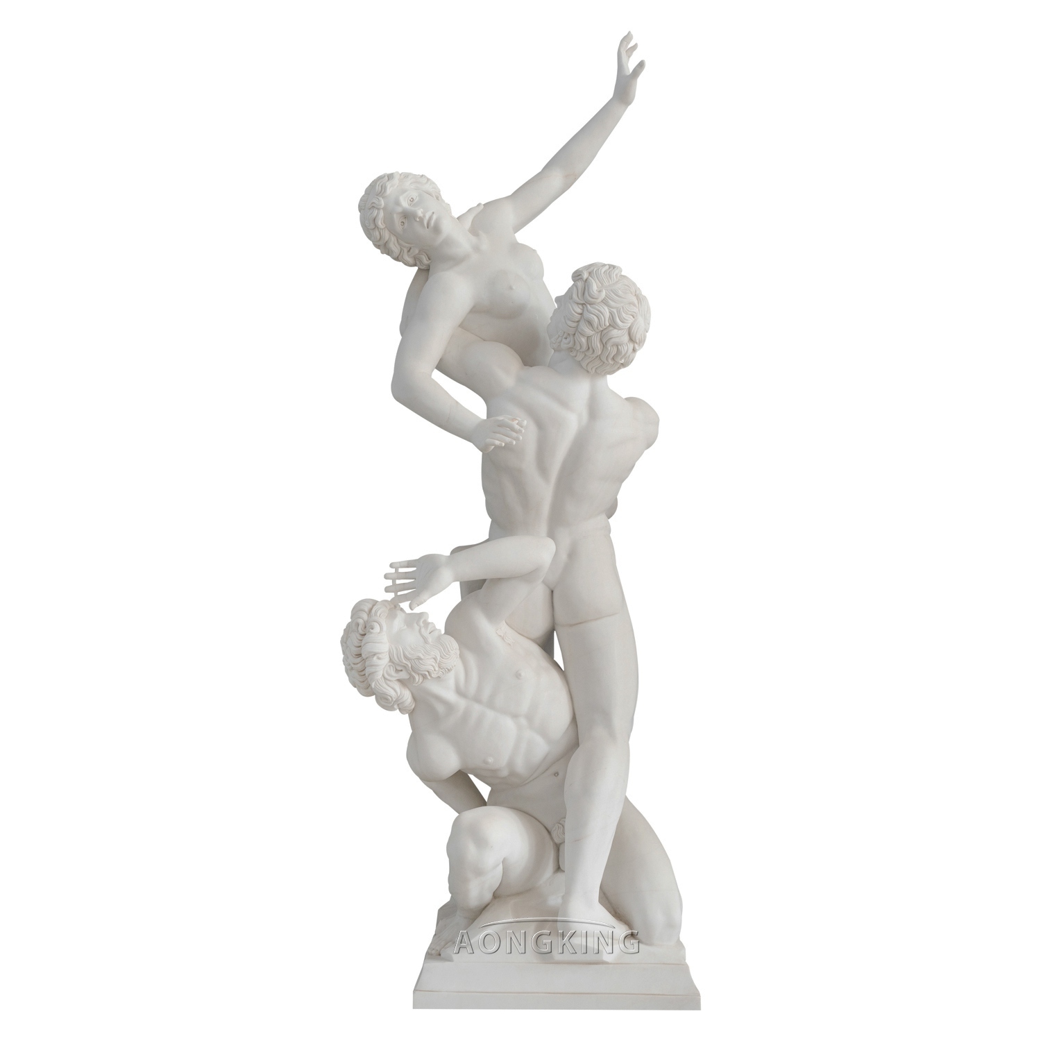 Large Hand Carving Marble Four Seasons Female Figure Sculptures Outdoor Garden Decor - Image 3