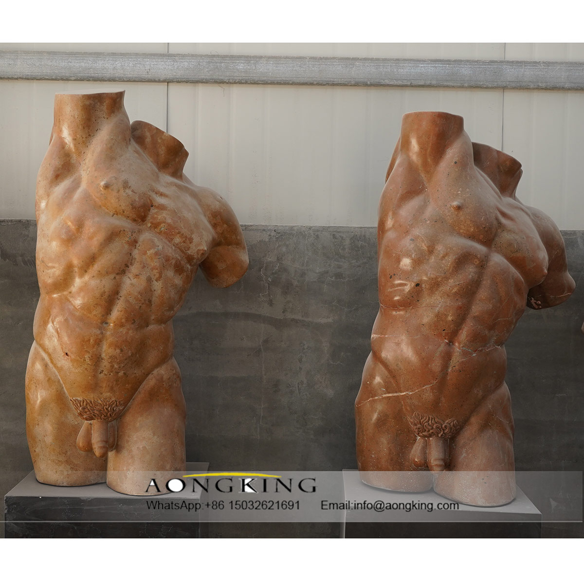 Abstract Body Torso hand carved marble sculpture