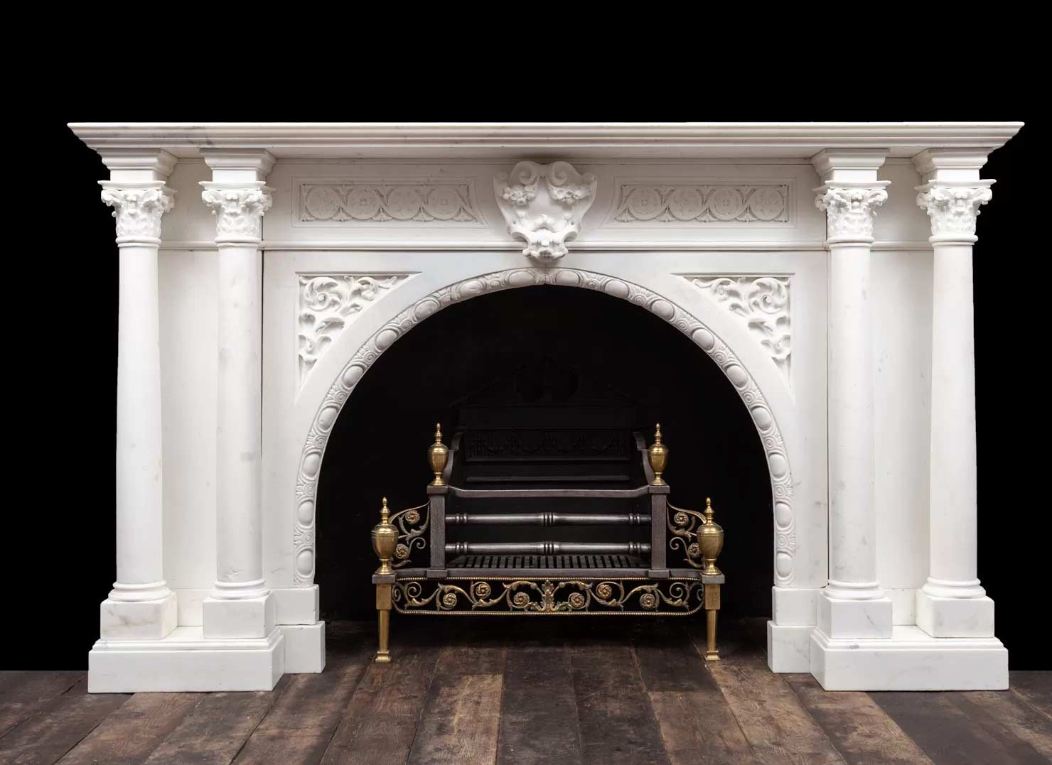 Decorative Marble Fireplace