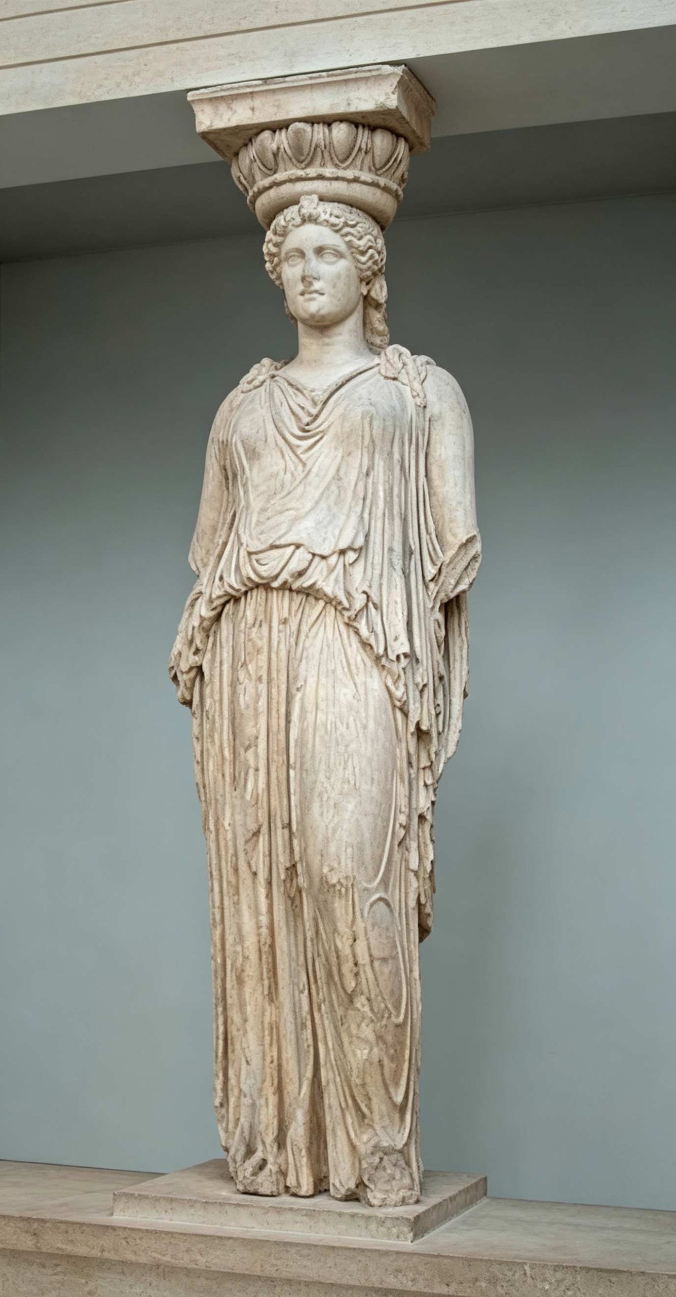 Greek Marble Caryatids