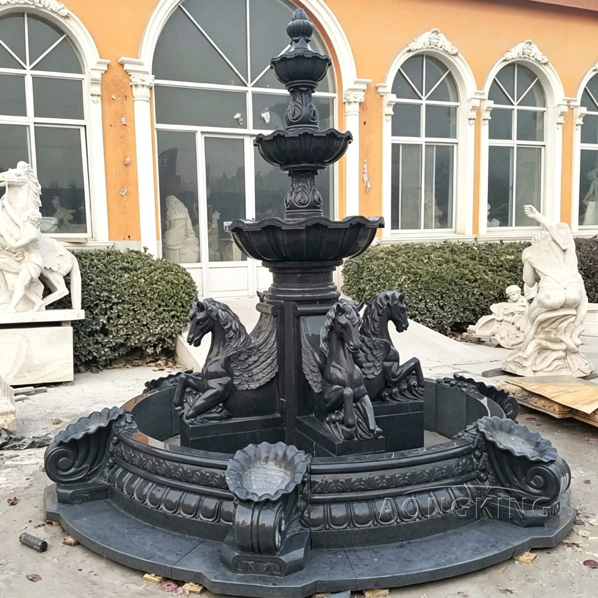 Horse Marble Fountain