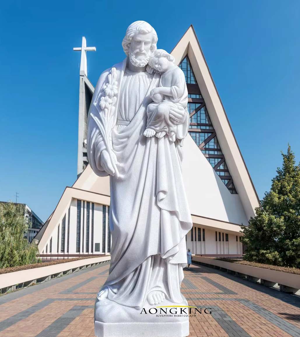 Large Stone Garden Saint Baby Jesus