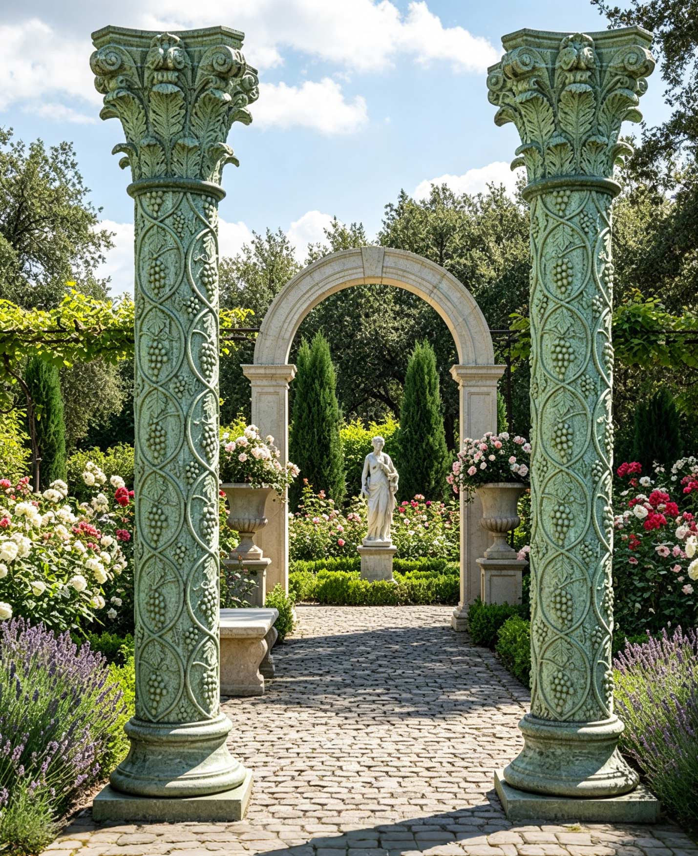 Marble Portico Columns