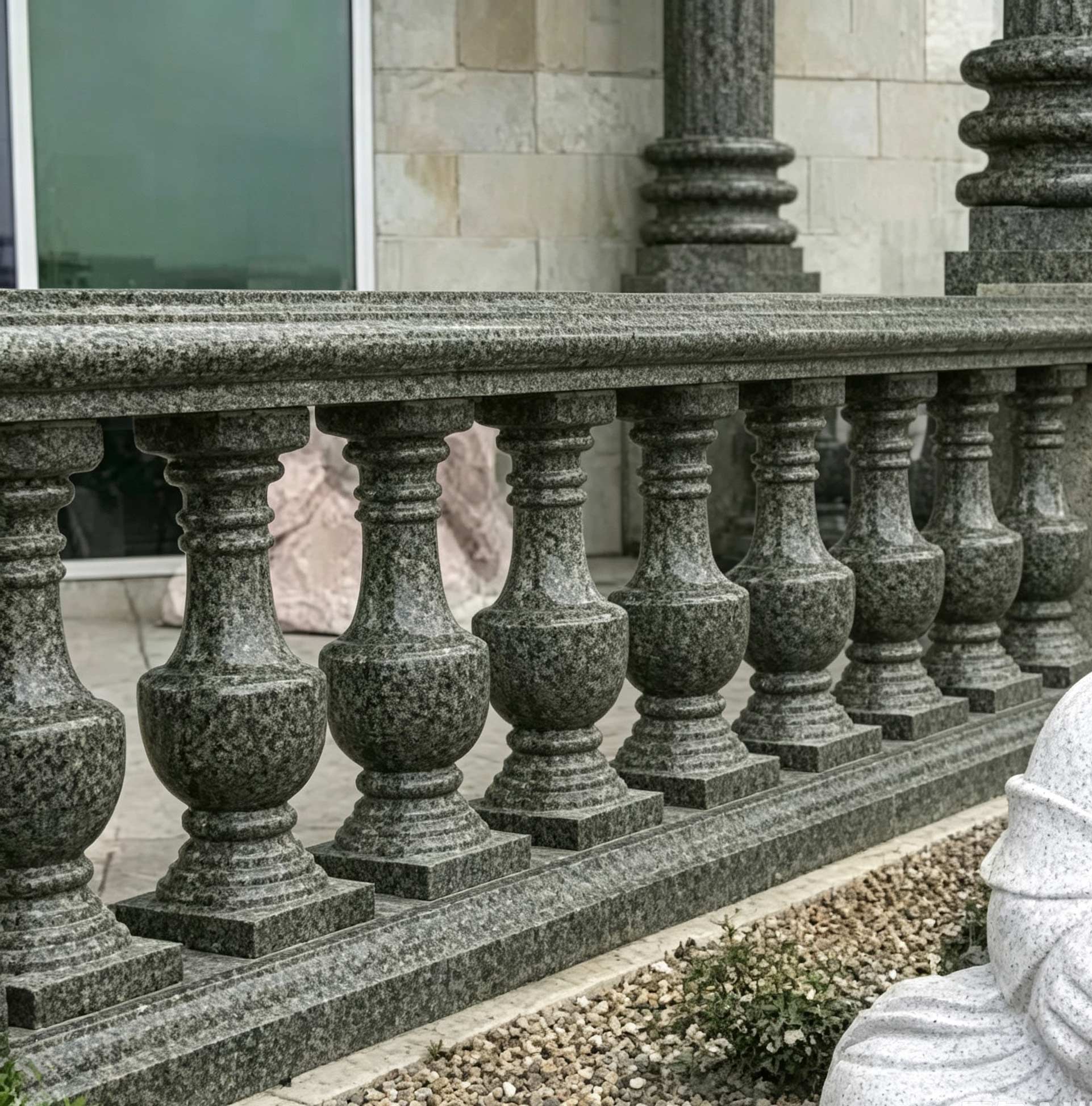 Marble Terrace Railing