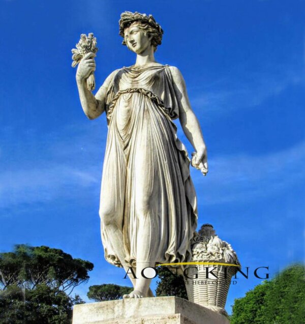 Summer Marble Statues