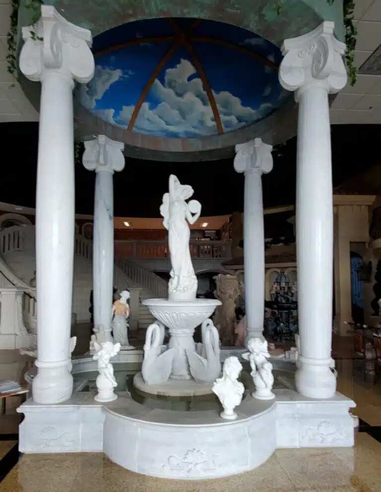 Swan Marble Fountain