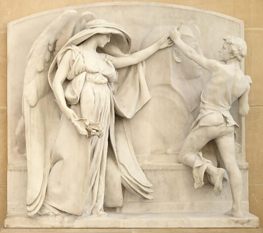The Angel of Death and the Sculptor statue