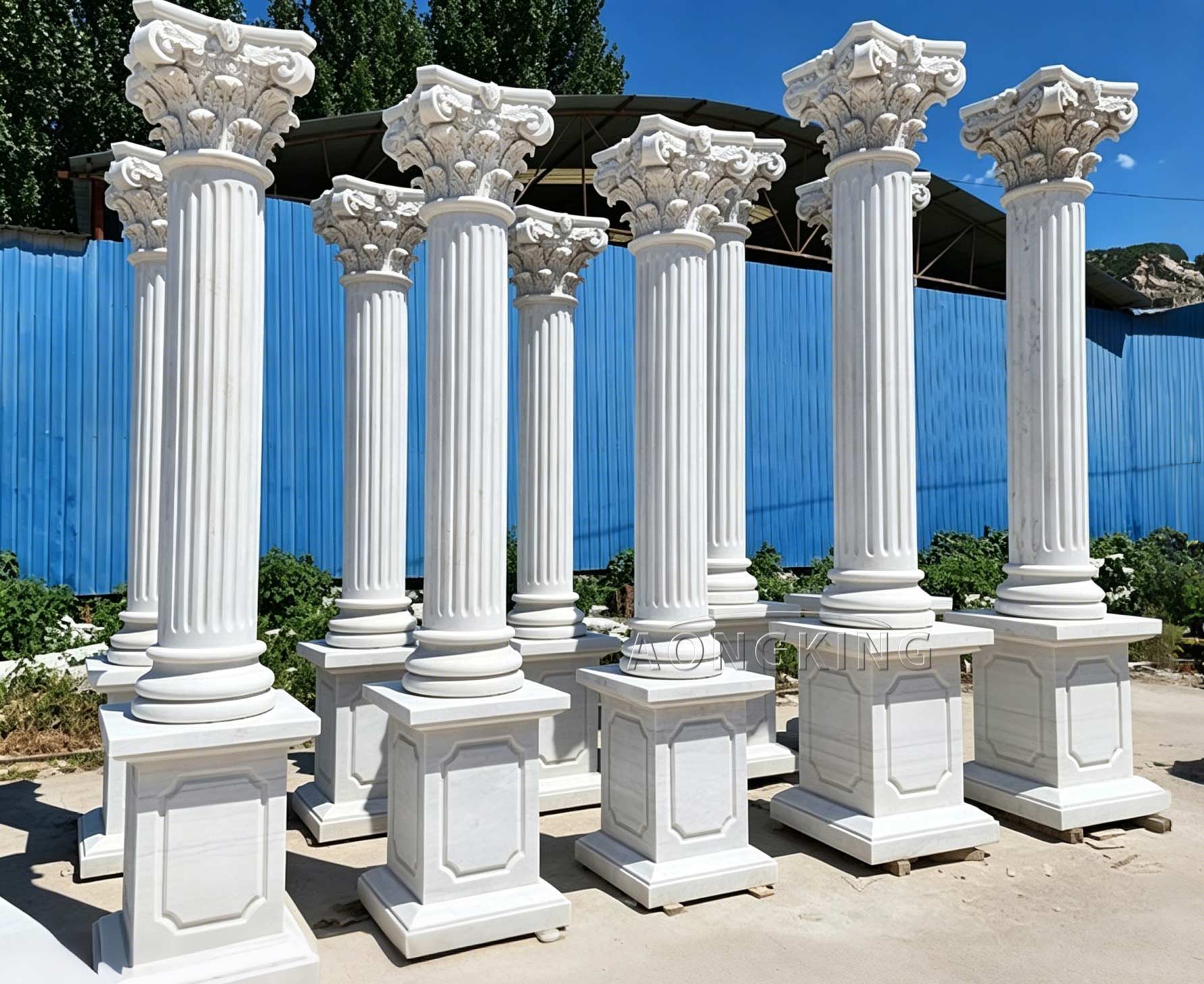 Villa Marble Columns