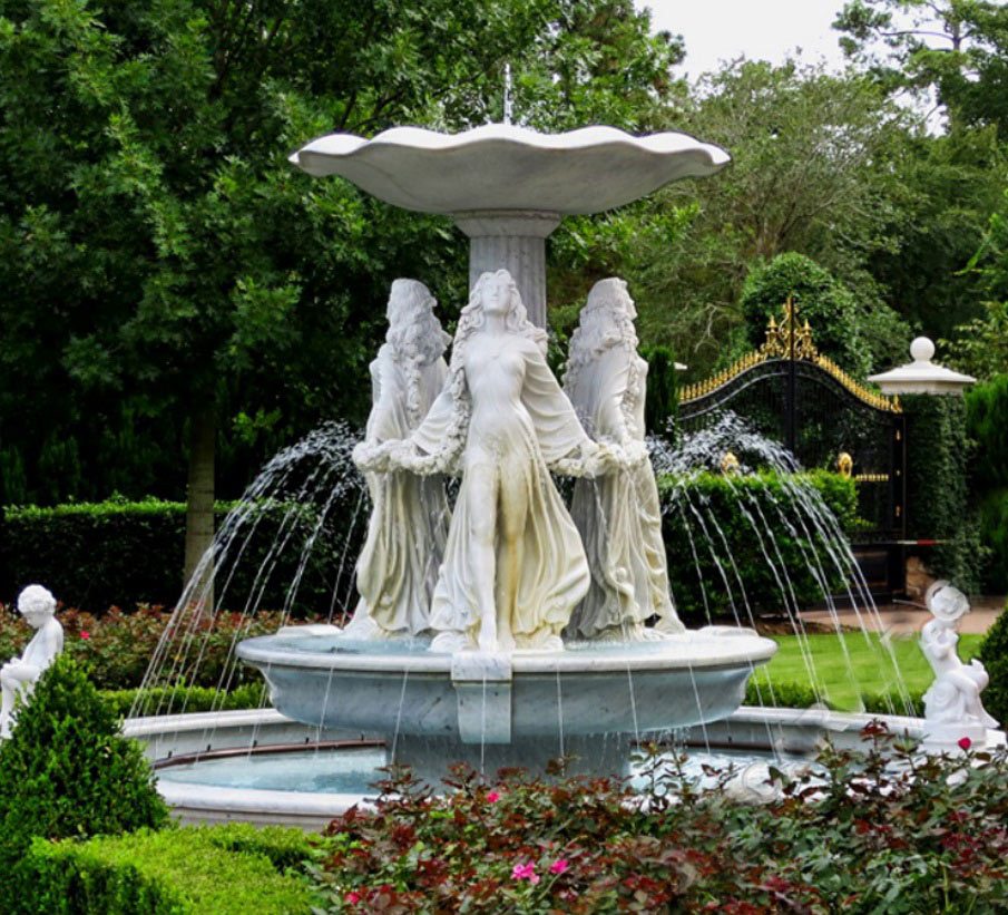 fountain statue for garden