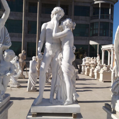 marble art sculpture of ape of the Sabine Women