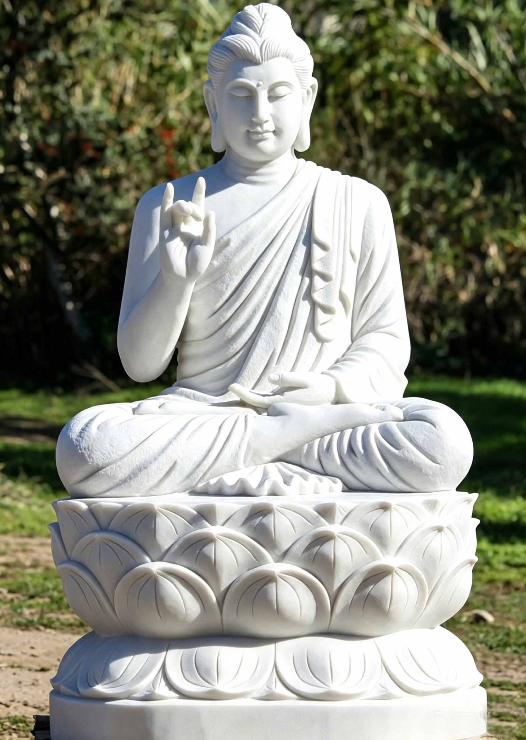 Large Buddha Garden Sculpture