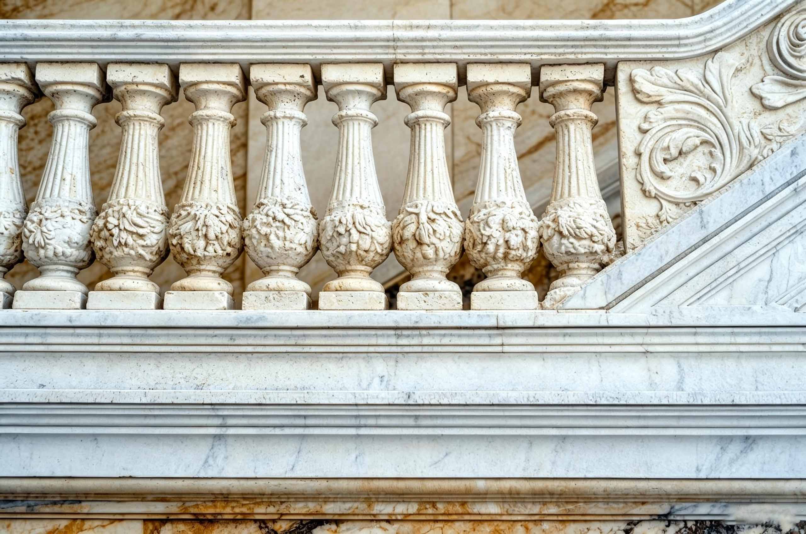 Marble Balcony Railing