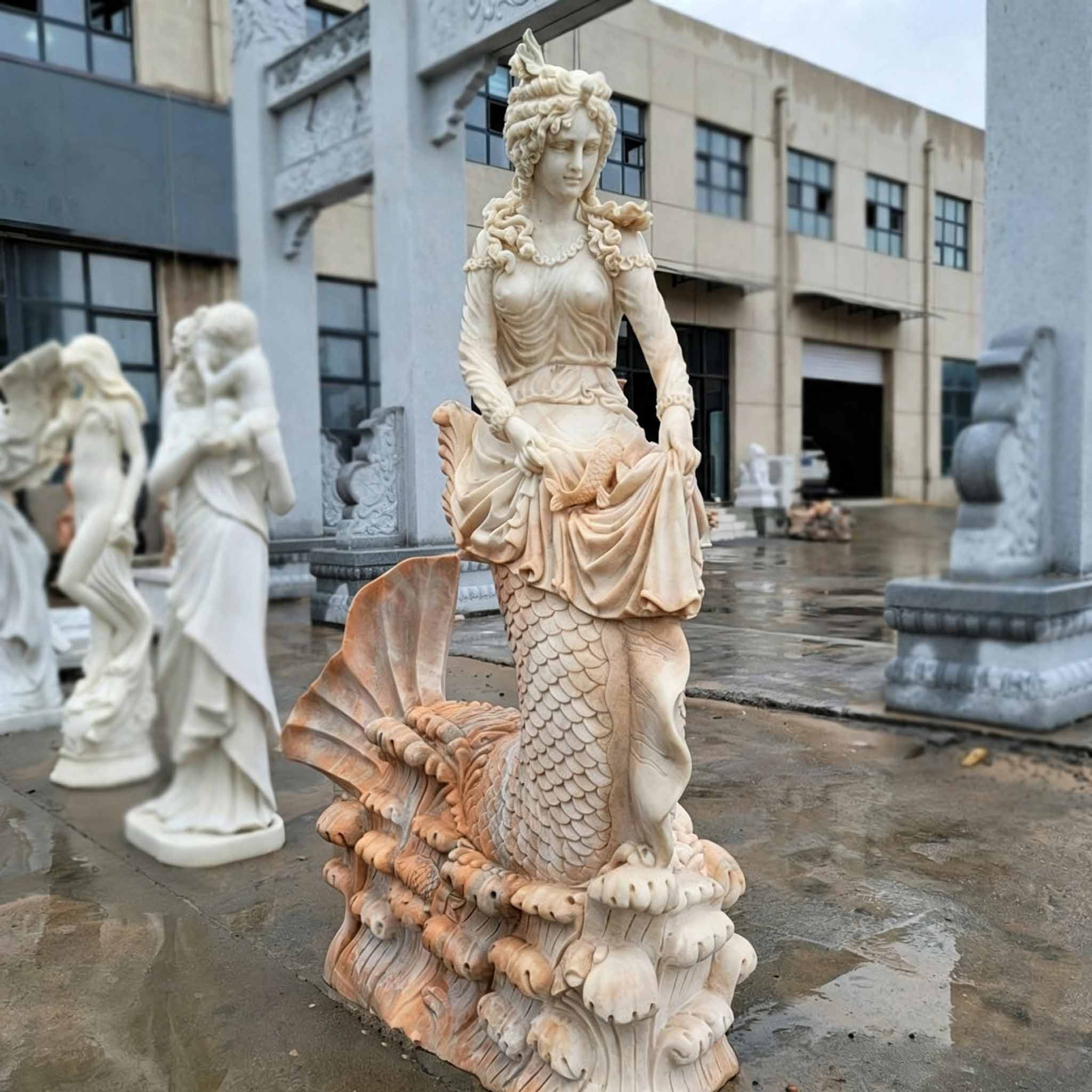 Mermaid Garden Statue