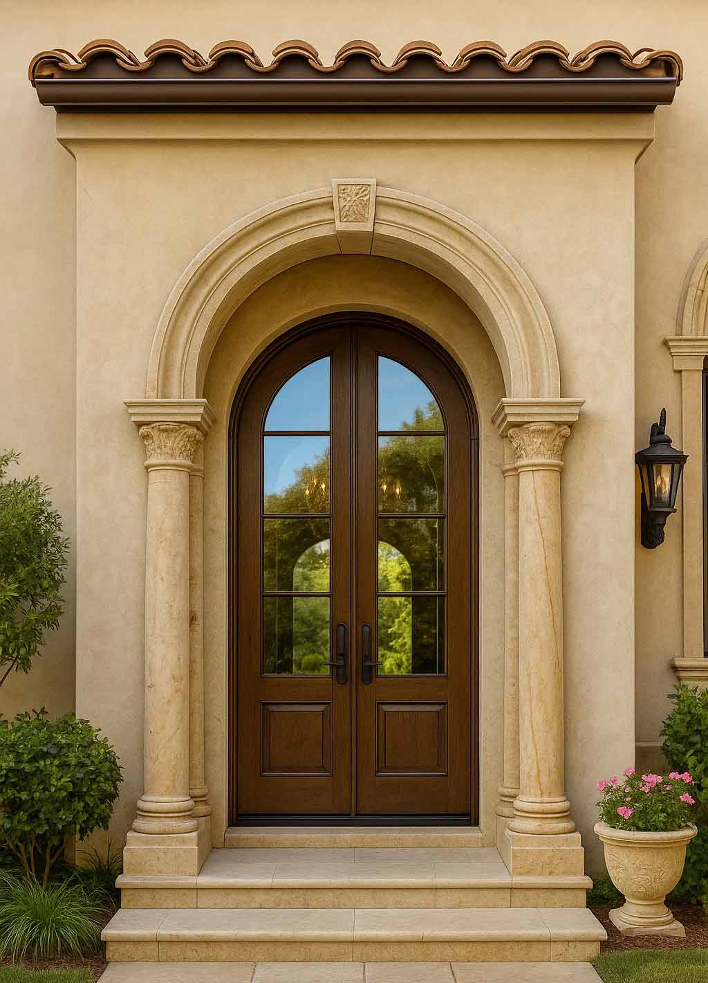 Modern Marble Entryway