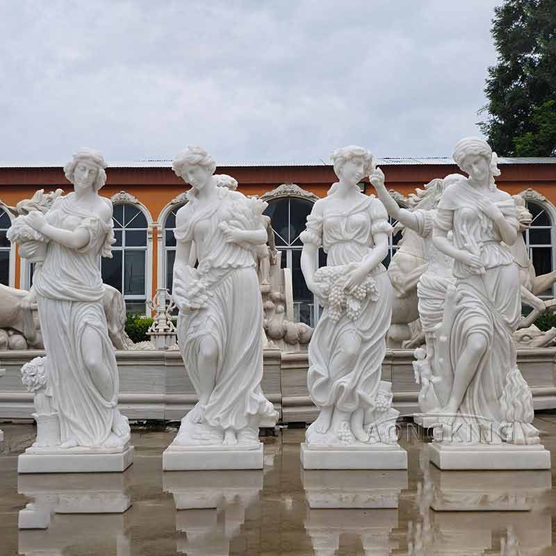 Victorian Style Marble Statue