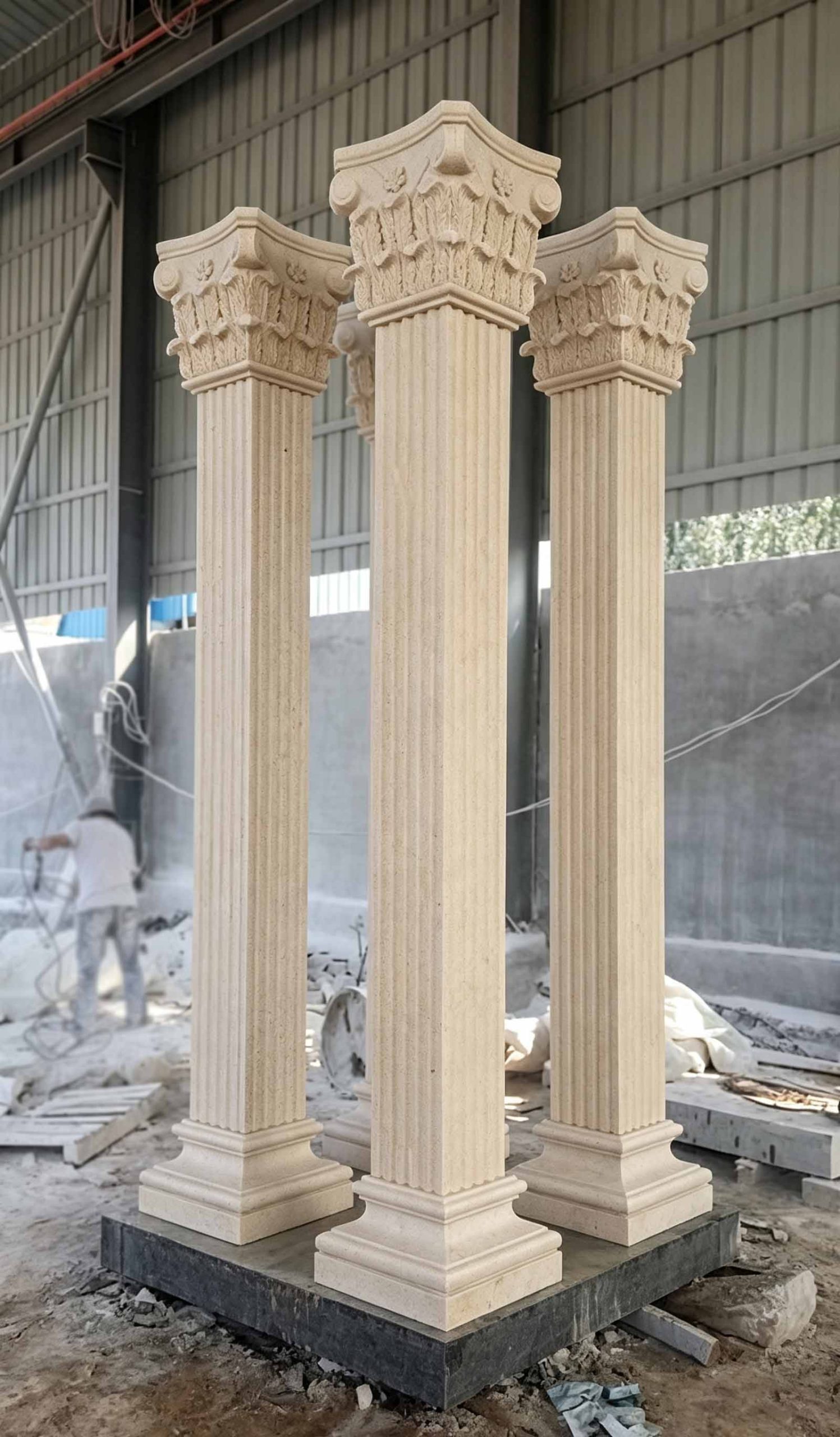 marble columns square