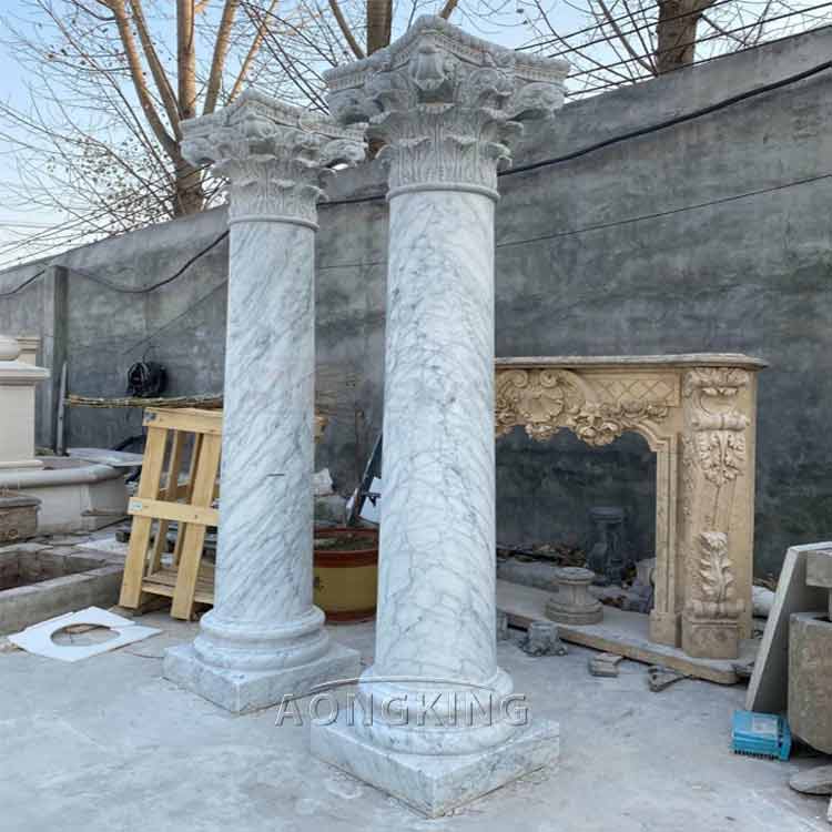 marble travertine column
