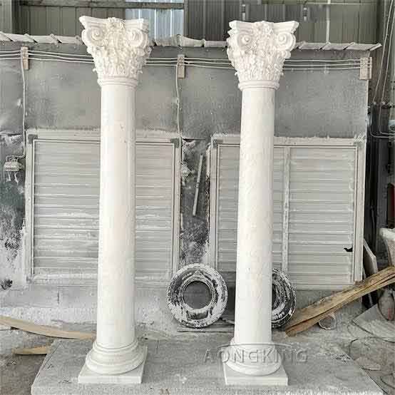 roman marble porch columns