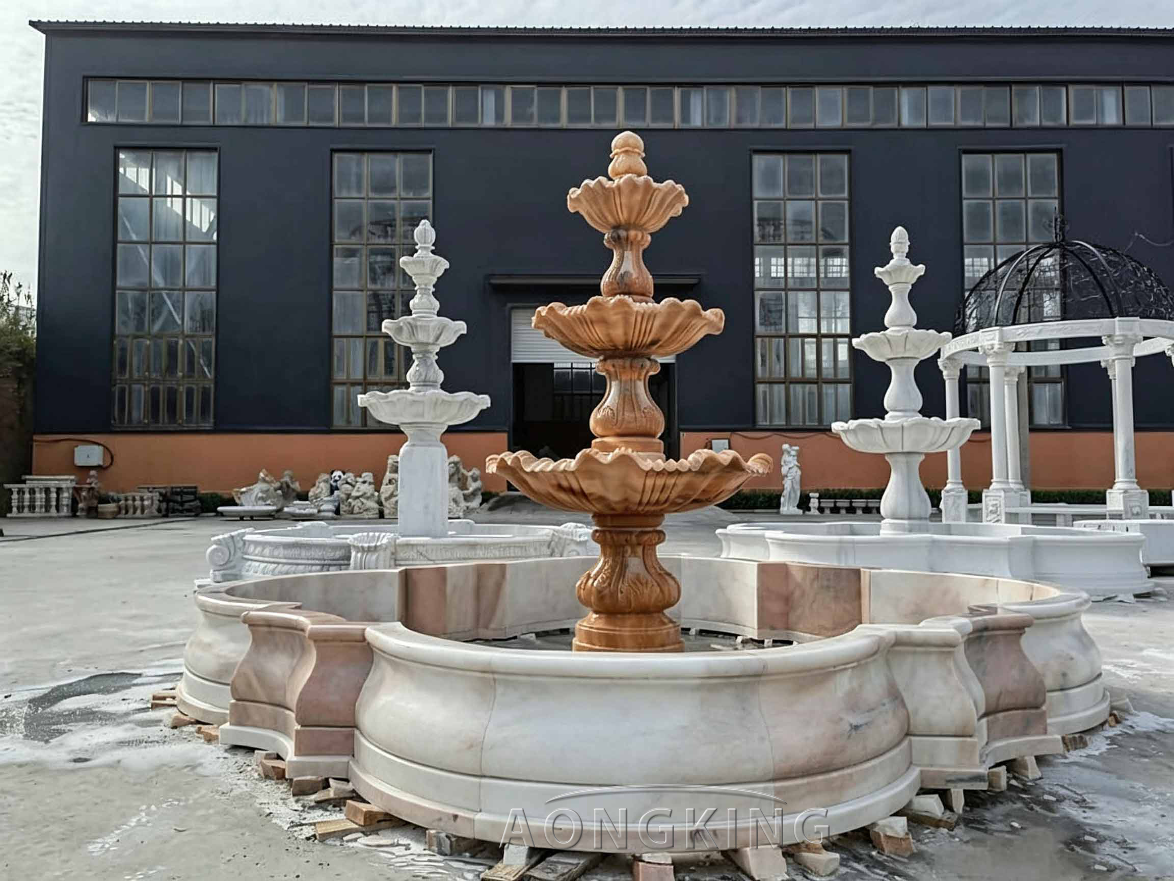 3 tier outdoor fountains​