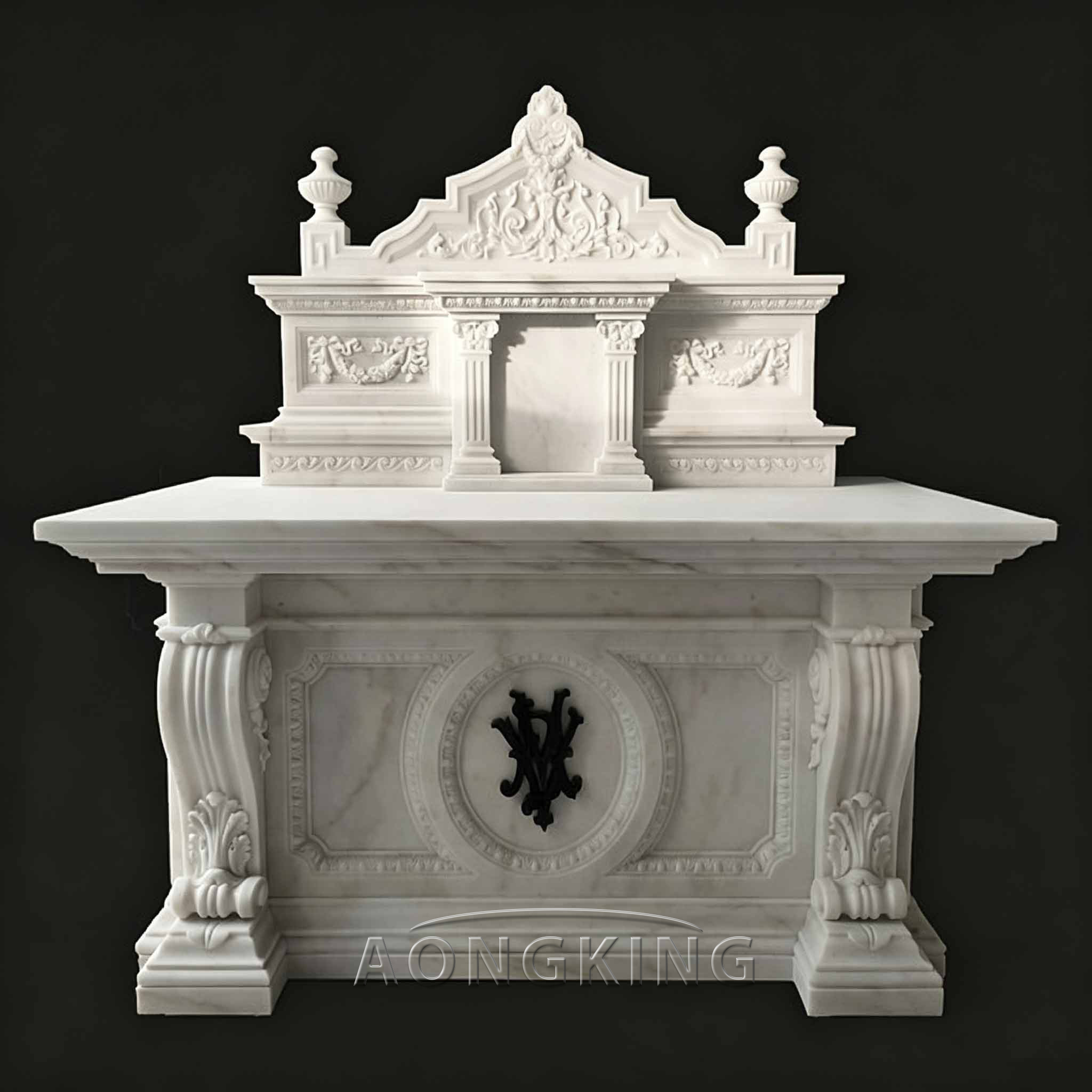 Carved Inlaid Church Altar