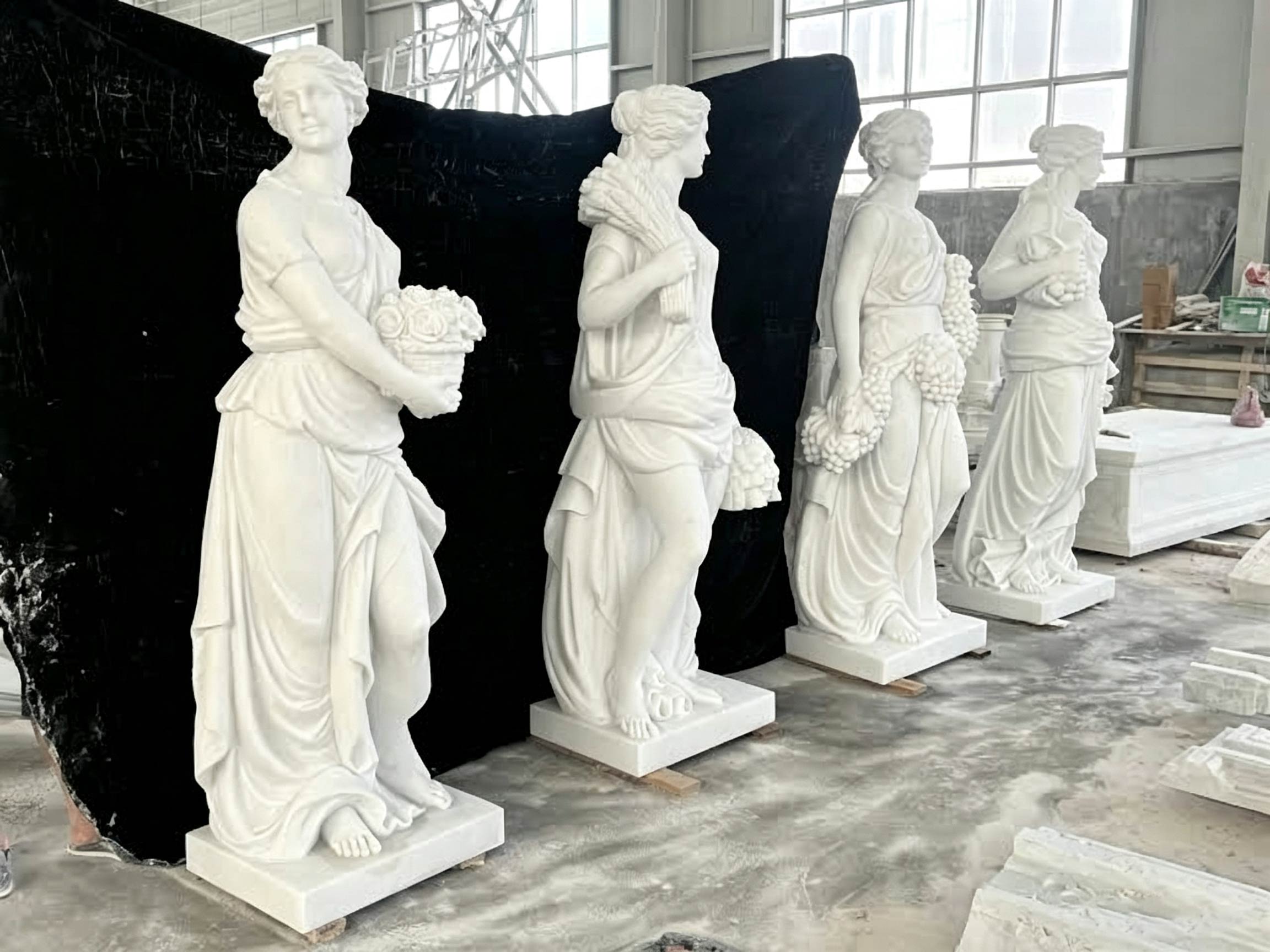 Four Seasons Goddess Statues