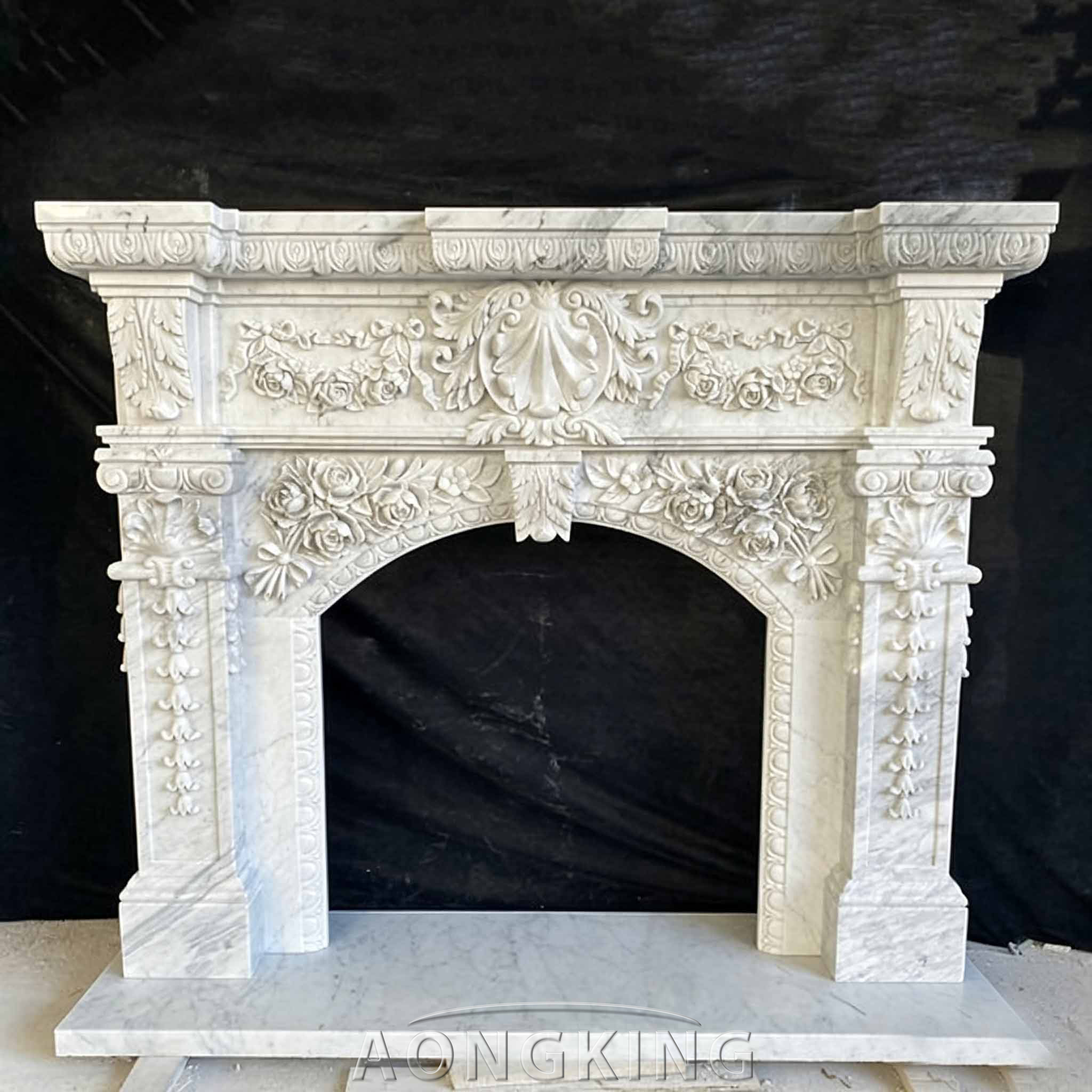 cost of marble fireplace