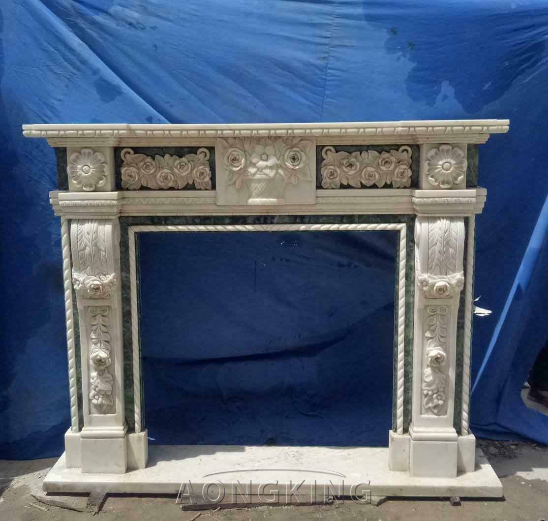 fancy marble fireplaces​