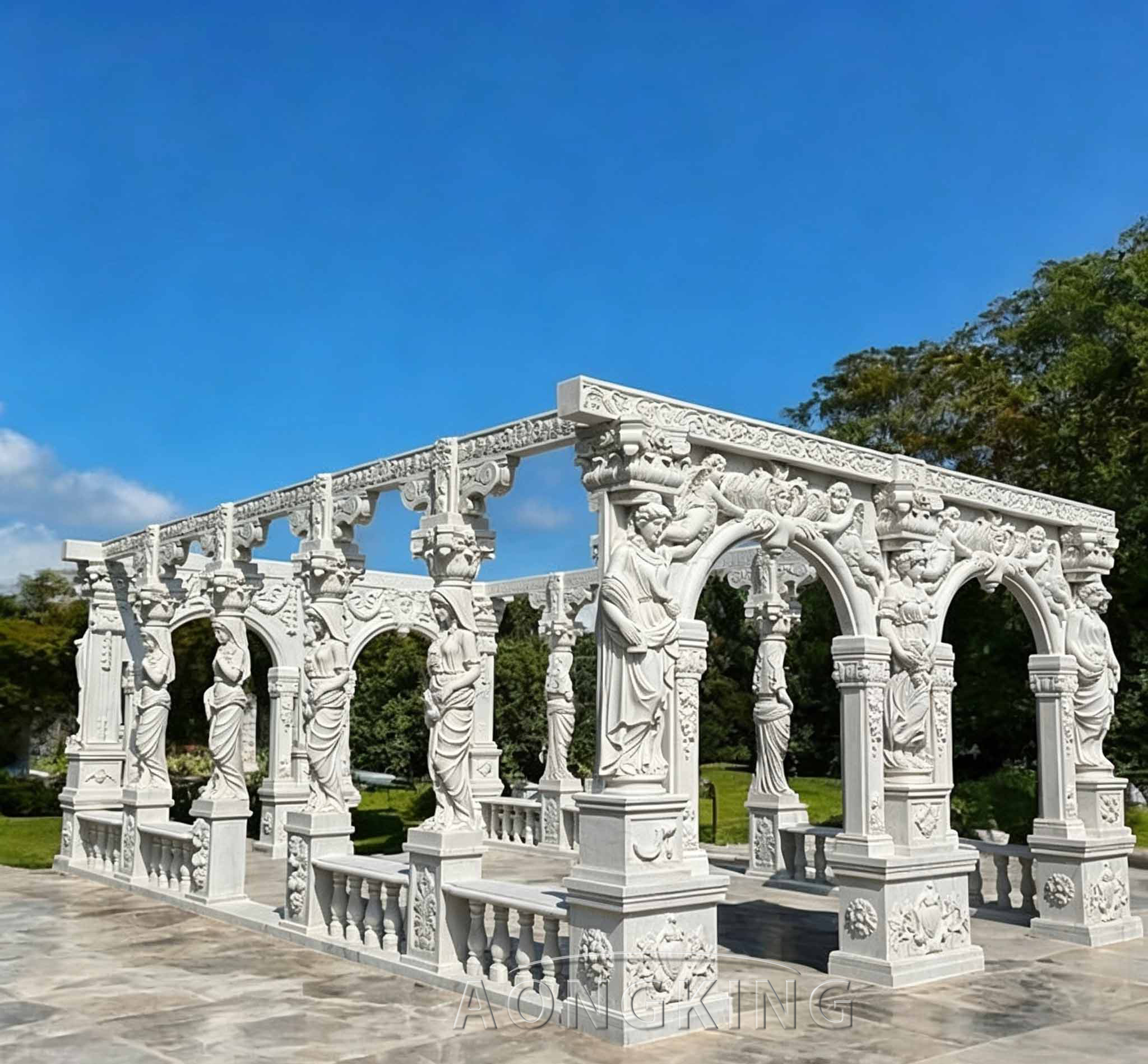 garden marble pavilion supplier