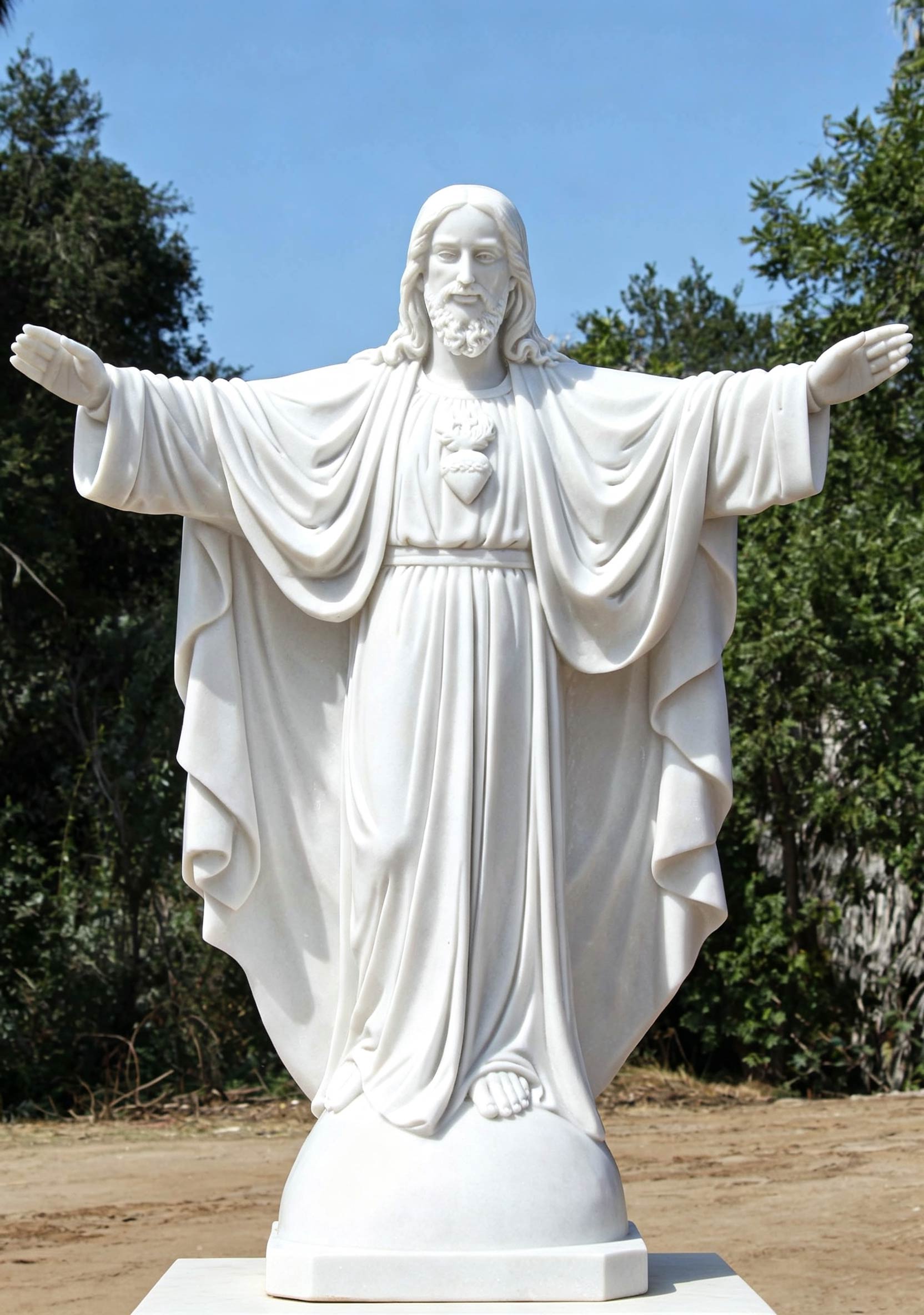 giant jesus statue