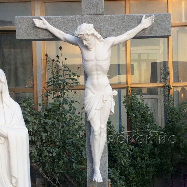 jesus cross sculpture