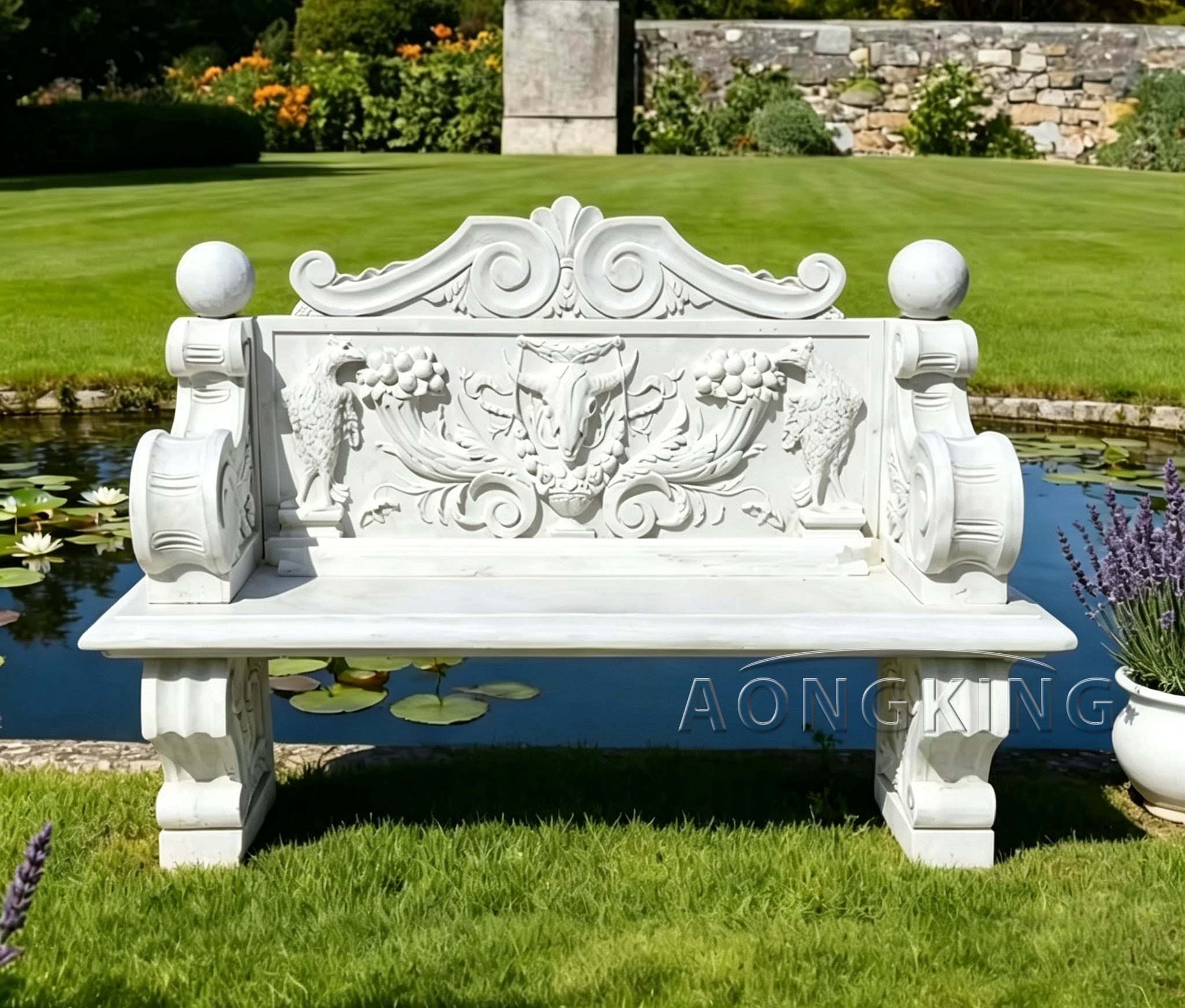 marble bench outdoor​