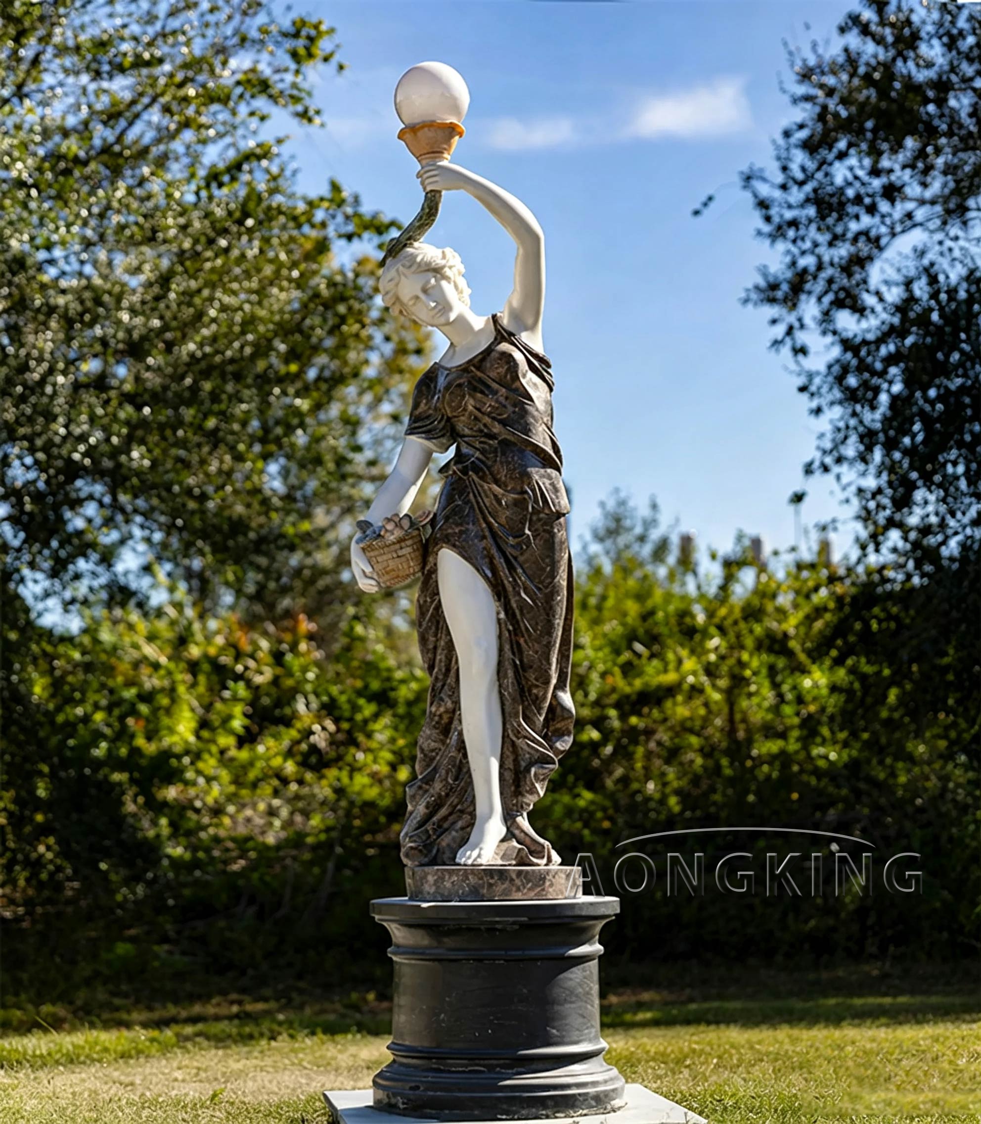 marble floor lamp